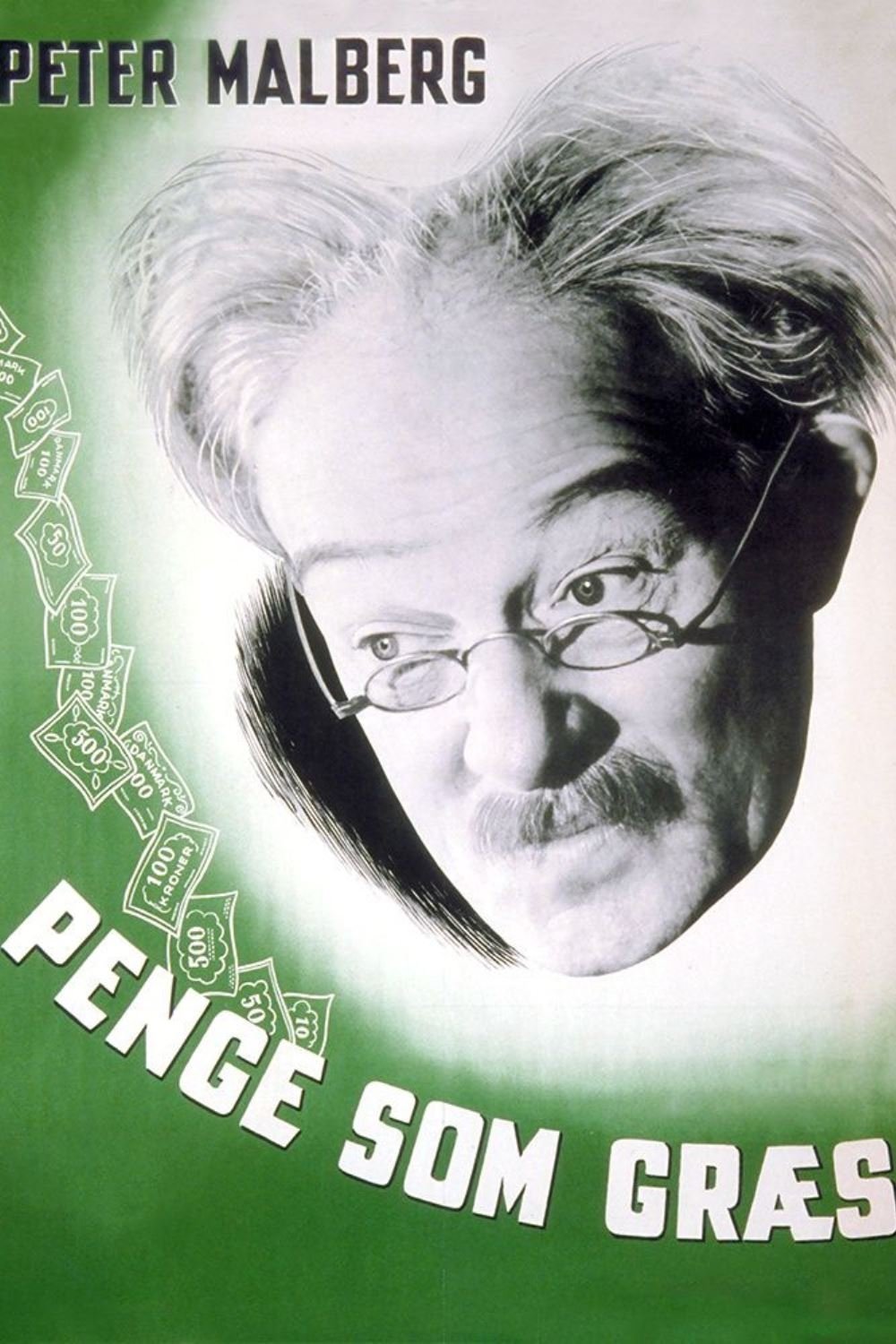 Penge som græs poster