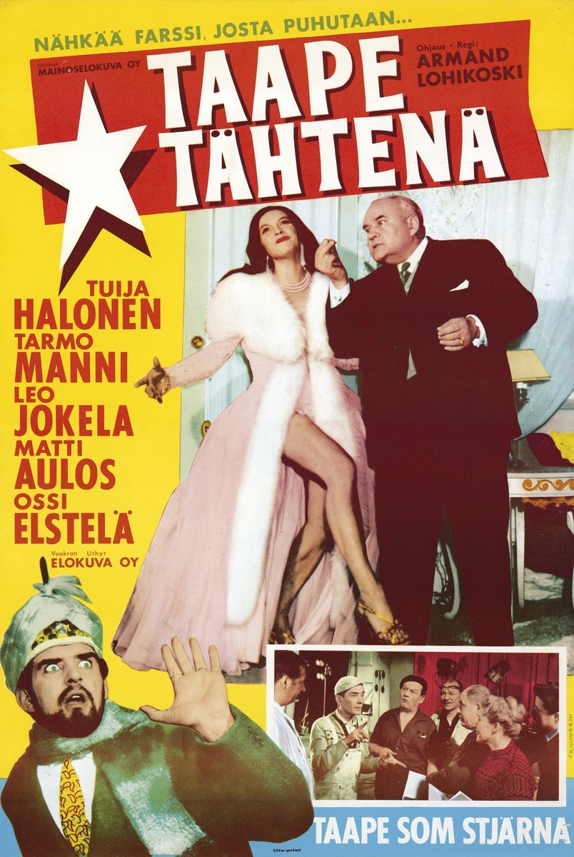Taape tähtenä poster